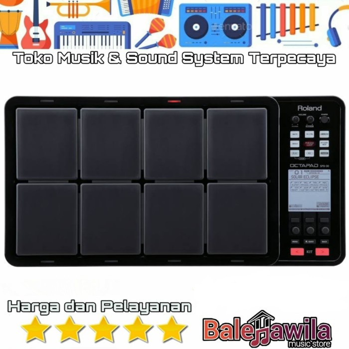 PROMO DRUMPAD ROLAND OCTAPAD SPD 30 DIGITAL PORTABLE DRUM ROLAND SPD 30 #ORIGINAL