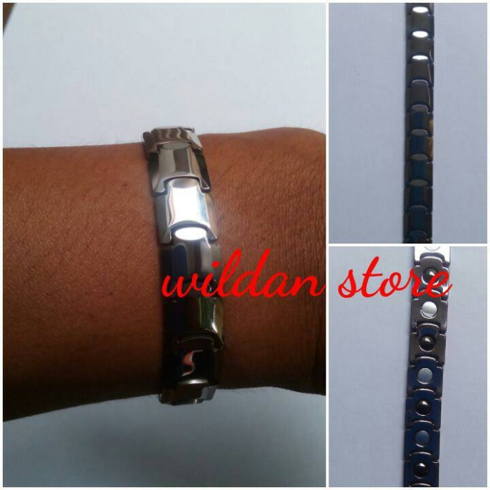 Gelang - Gelang Kesehatan Pria Dengan Titanium Magnet