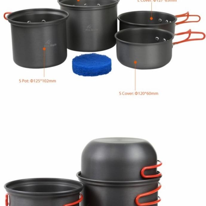Nesting fire maple MC-208 alat masak cooking set panci wajan nesting