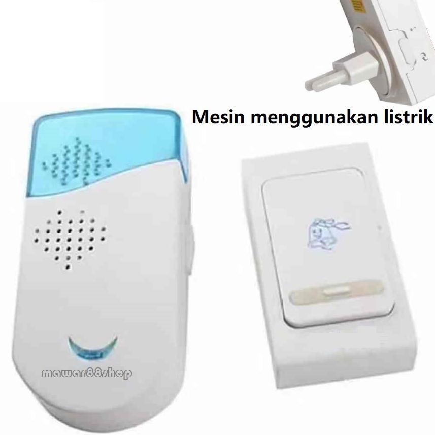 Bel Bell Pintu AC822 Nirkabel 32 jenis musik Mesin menggunakan listrik wireless