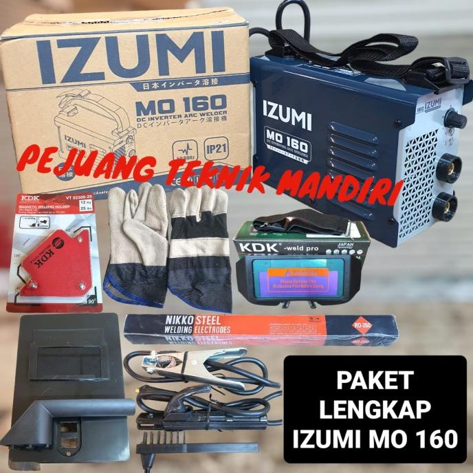 TERMURAH - MESIN LAS IZUMI MO 160 / TRAFO LAS INVERTER IZUMI MMA 160 / IZUMI 160