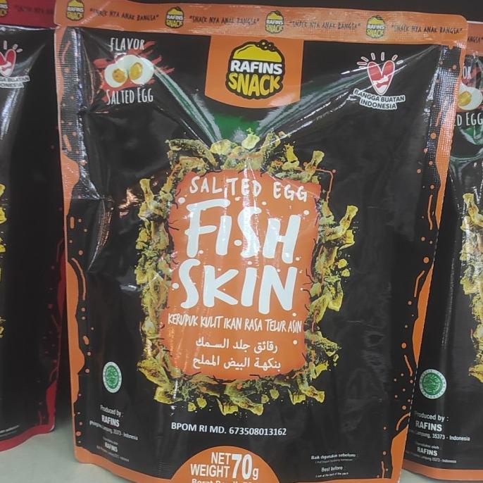 

yang dicari@@@@] RAFFINS SNACK FISH SKIN SPCY SALTED EGG 70 GR
