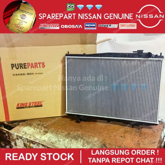 Frontier Zd30 3.0 Manual Radiator Assy Oem Nissan Pnp Baru Premium Kode He335
