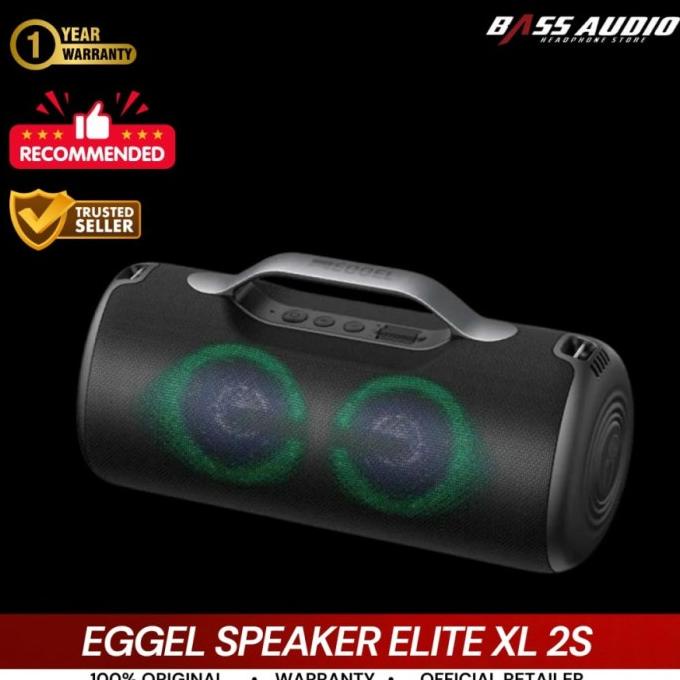 Eggel Elite Xl 2S Waterproof Portable Bluetooth Speaker With Rgb Ligh Yunsabell