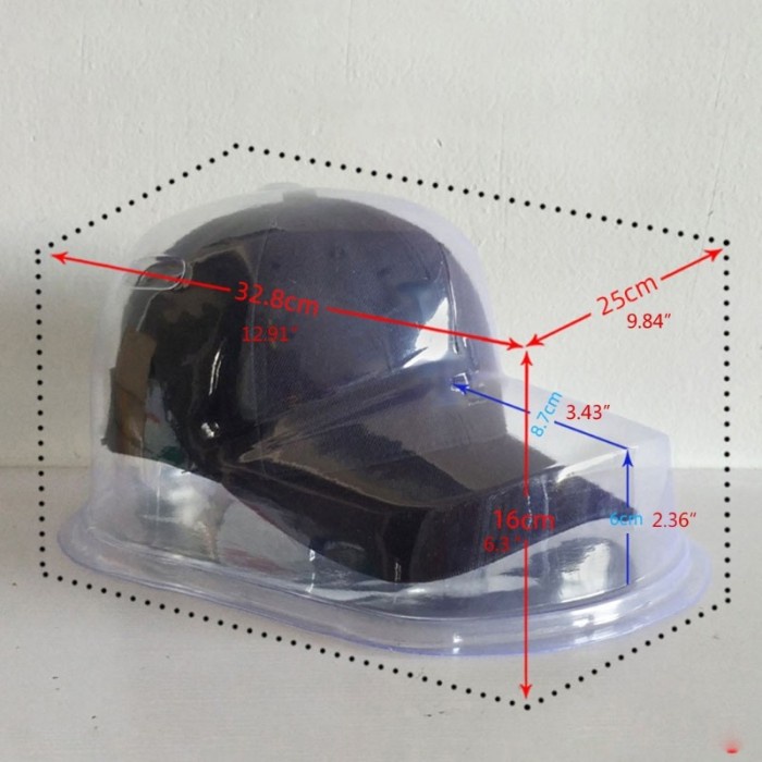 topi pria Case Pelindung Display Topi Hat Baseball Flat Curve Visor Universal - Topi Lengkung(B5H9) 
