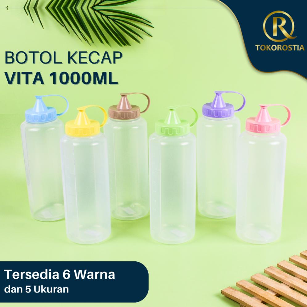 Botol Kecap Vita 1000ml Plastik Viola