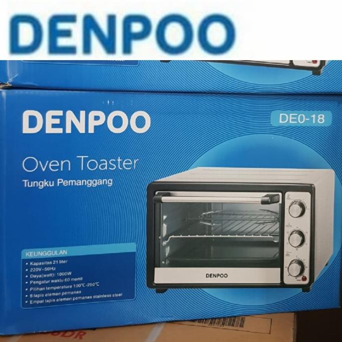 OVEN DENPOO DEO18, OVEN TOASTER DENPOO 21 LITER