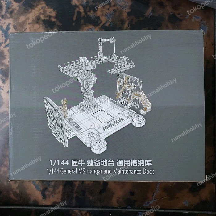 1/144 General Ms Hangar And Maintenance Dock Gundam