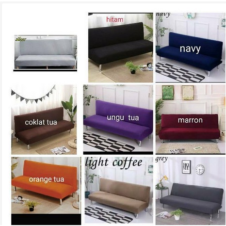 Sarung Bantal Sofa Cover Sofa Elastis Polos Premium