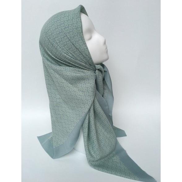 New Sale Hijab Motif Segi Empat Buttonscarves Kerudung Denay Buttonscarves Original