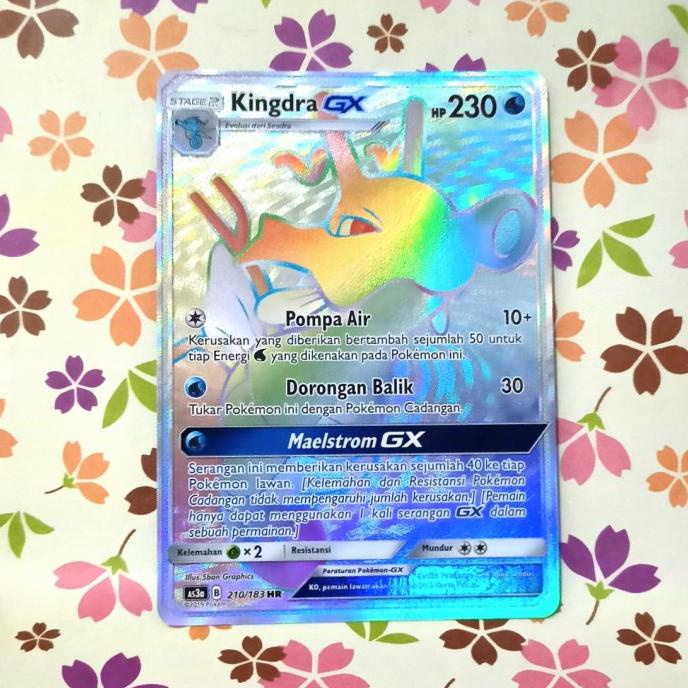 kingdra gx HR as3a 210/183 pokemon tcg indonesia