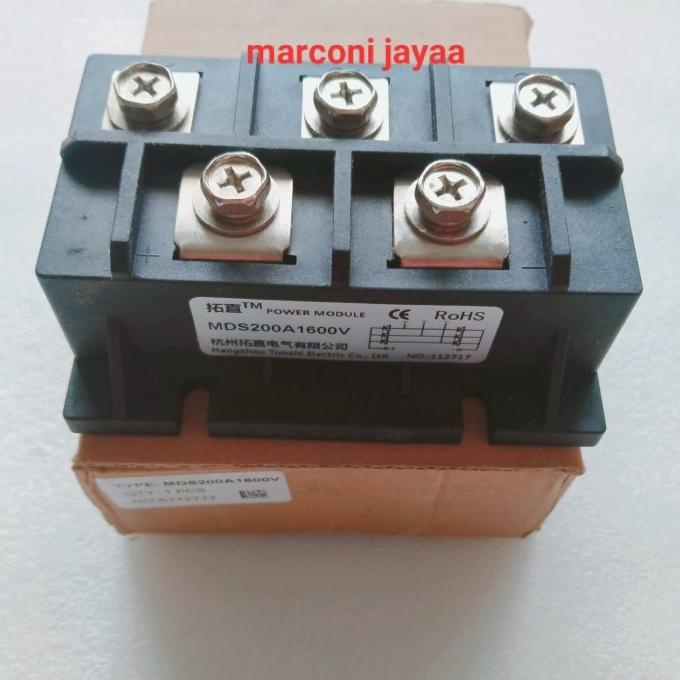 Baru MDS200A 1600V dioda 200A 1600volt 3phase Segera Beli