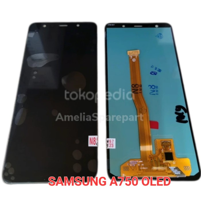 Lcd+Touchscreen Samsung A7 2018 A750F Ori Oled