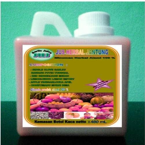 

jus Juice Bawang Putih Tunggal Lanang obat Kolestrol darah tinggi500mL