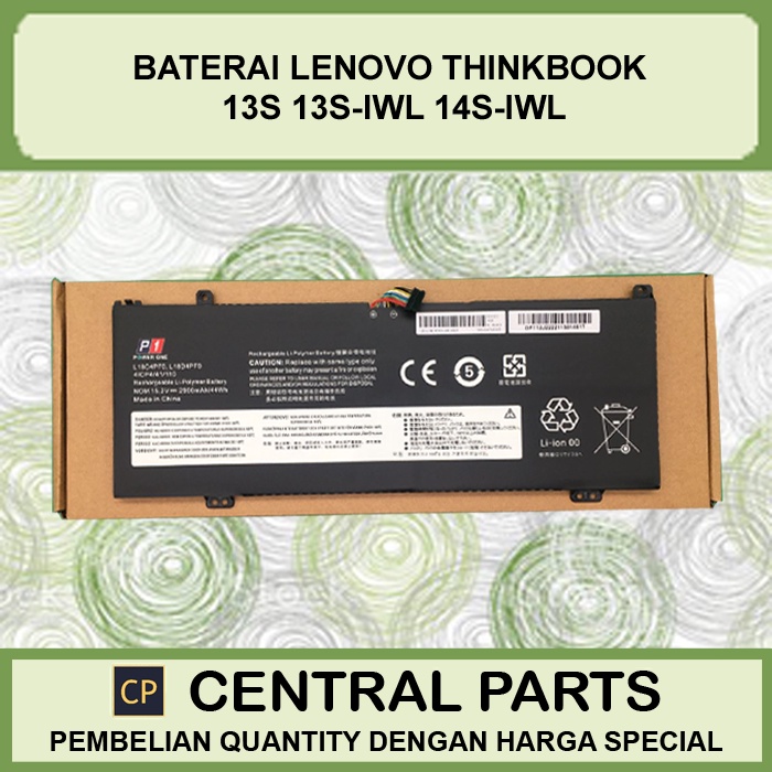 Baterai Lenovo ThinkBook 13s 14s V540S ThinkBook 13S-IWL L18D4PF0