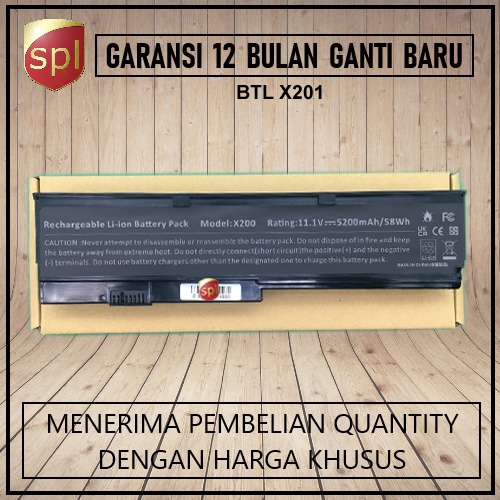 Baterai Laptop Lenovo X200 X201