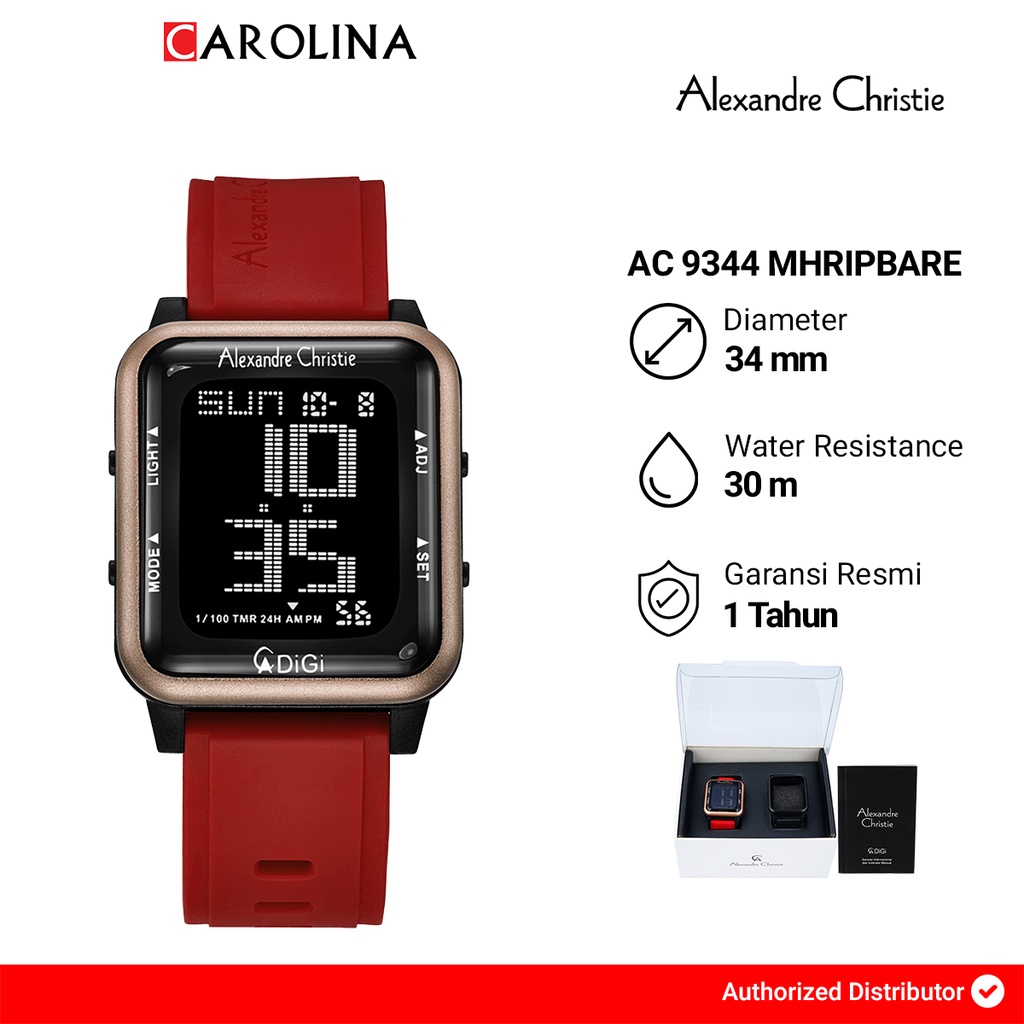 Jam Tangan Alexandre Christie AC 9344 MHRIPBARE Pria