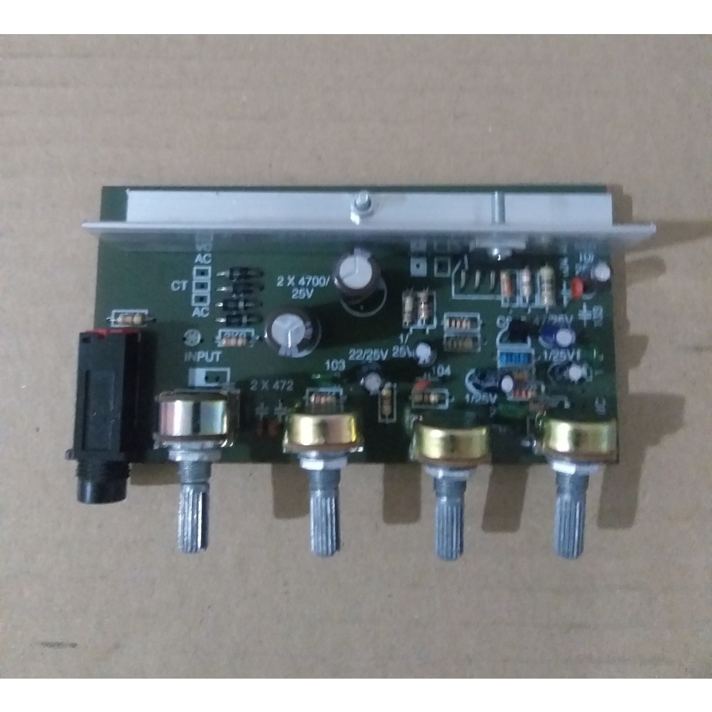 CUCI GUDANG Kit Amplifier Speaker Aktif 80W Mono 1 Mic TDA 2030 **