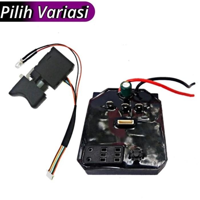 MODUL SAKLAR SWITCH IMPACT BATERAI WRENCH JLD TOOL 20V 21V 48V MODUL