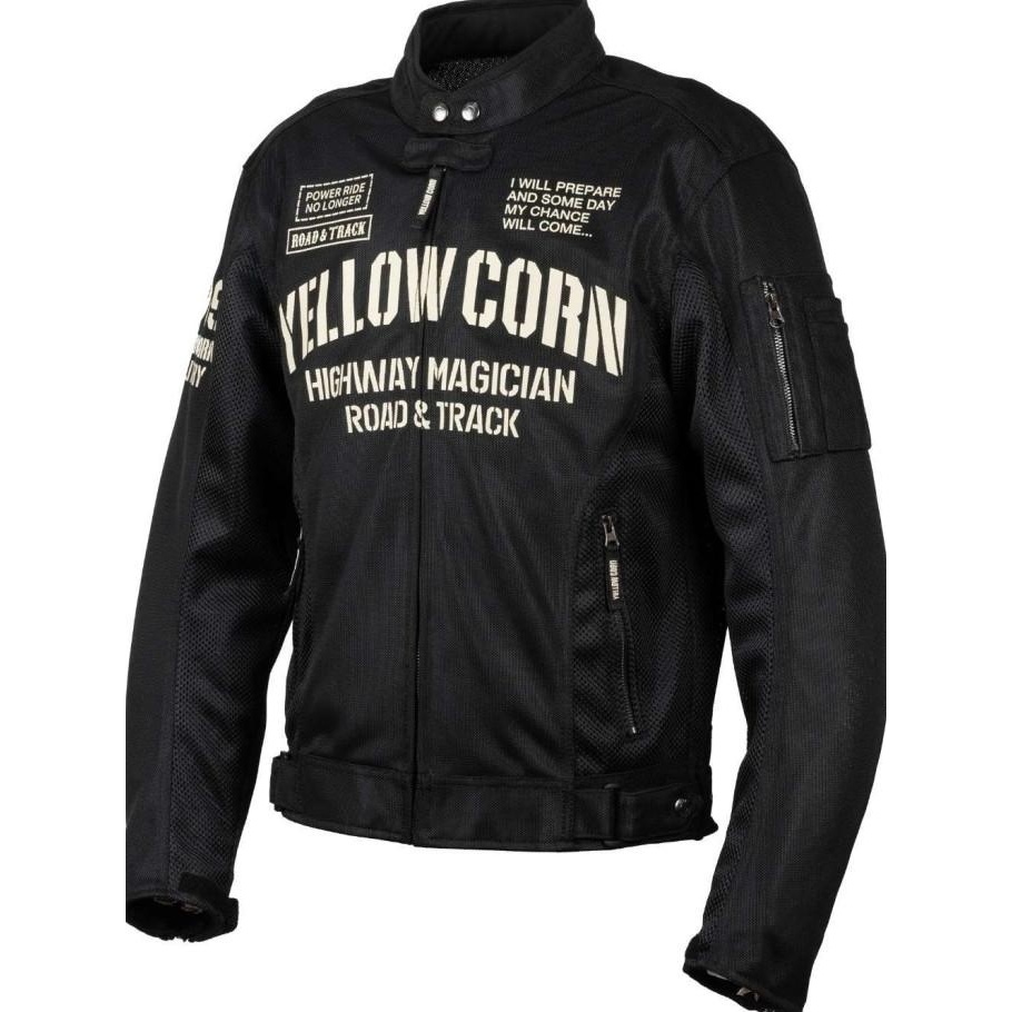 NEW PRODUK YELLOW CORN YB 3110 BLACK IVORY | JAKET RIDING | ORIGINAL YELLOW CORN  