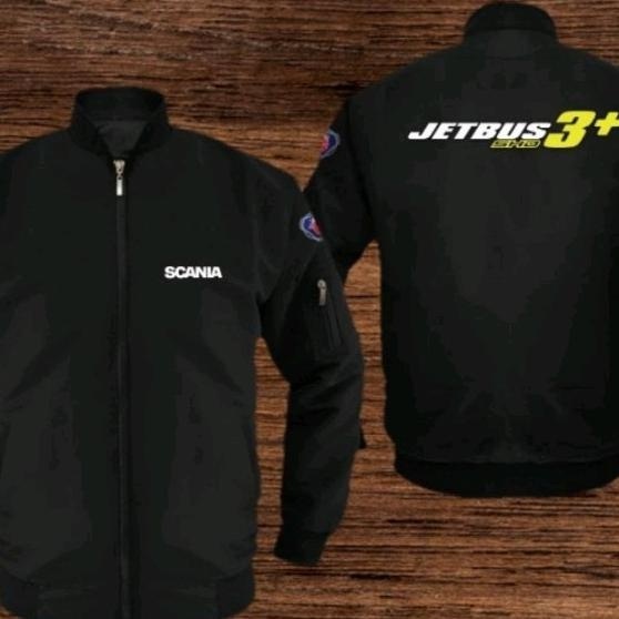 TERBARU JAKET BOMBER JET BUS JAKET BOMBER JETBUS BORDIR JAKET BOMBER SCANIA 