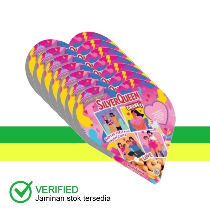 

SIAP KIRIM SilverQueen chocolate chunky cashew LOVE edition valentine 1 pack madalinsecollect