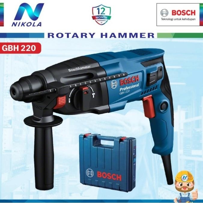 GBH 2-20 BOSCH Rotary Hammer Hammer Drill Bor Bobok Beton GBH 220