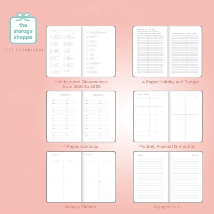 

Undated Planner / Agenda / Diary / Personal Journal