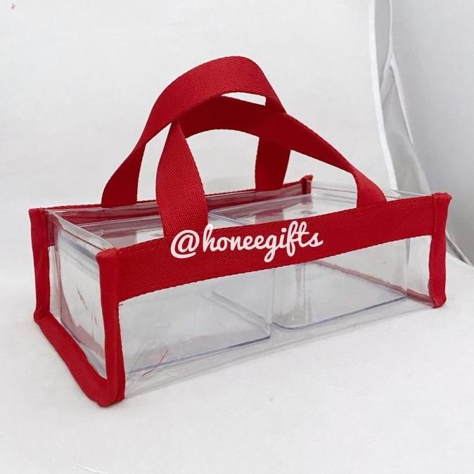 

Terlaris Tas Toples Easytop Hampers Kue Natal Imlek Lebaran Pvc Bag Merah Hijau Original