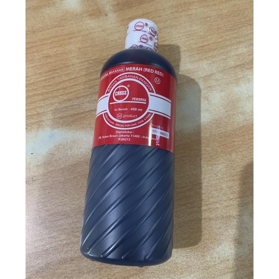 

Cross Red Red 450 Ml Pewarna Makanan Icing Color Merah Gelap Cair