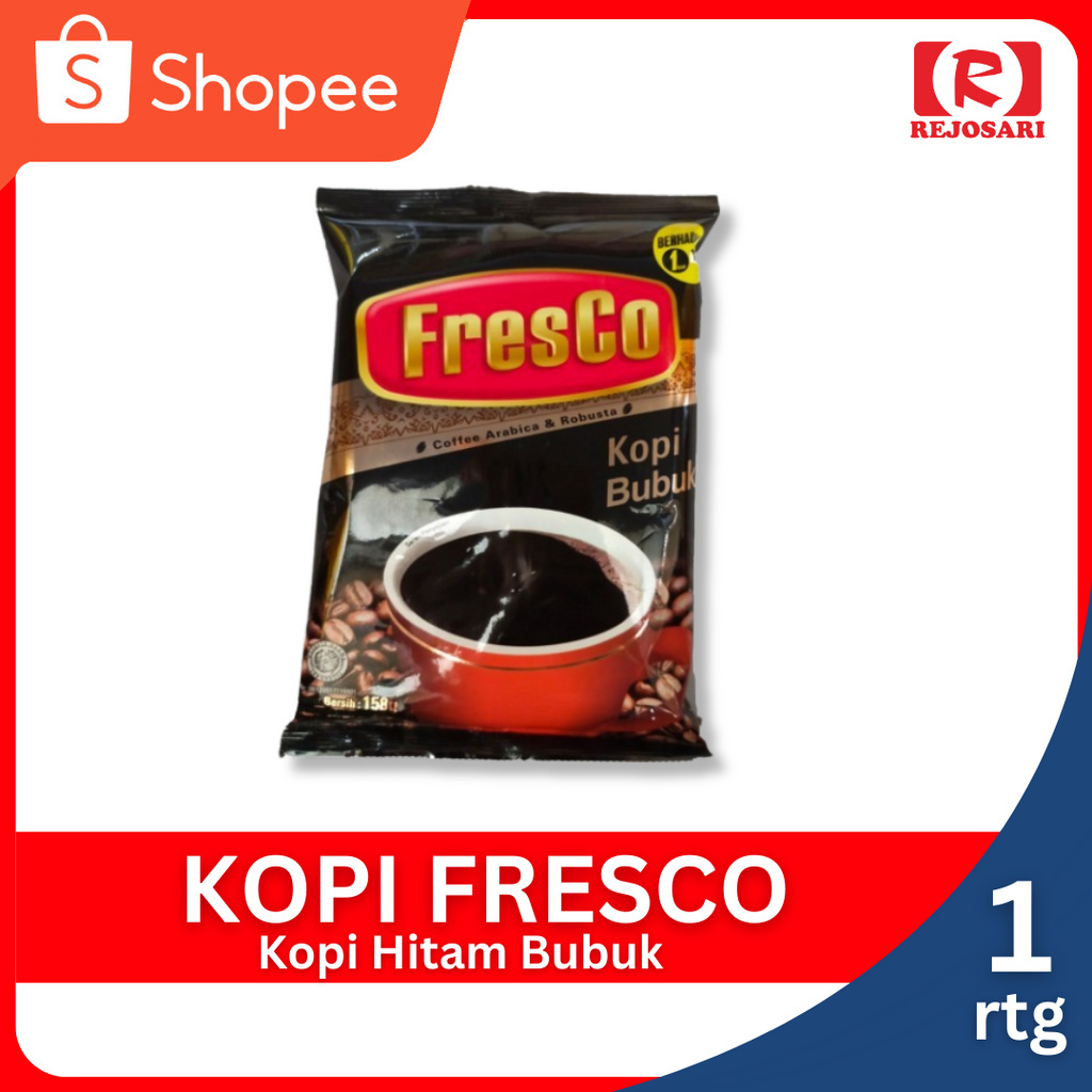 

Kopi Hitam Bubuk Kemasan Fresco Renteng