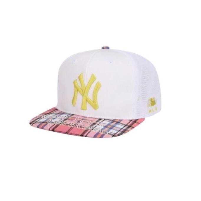 TERBARU MLB KIDS CHECKED BASEBALL CAP 
