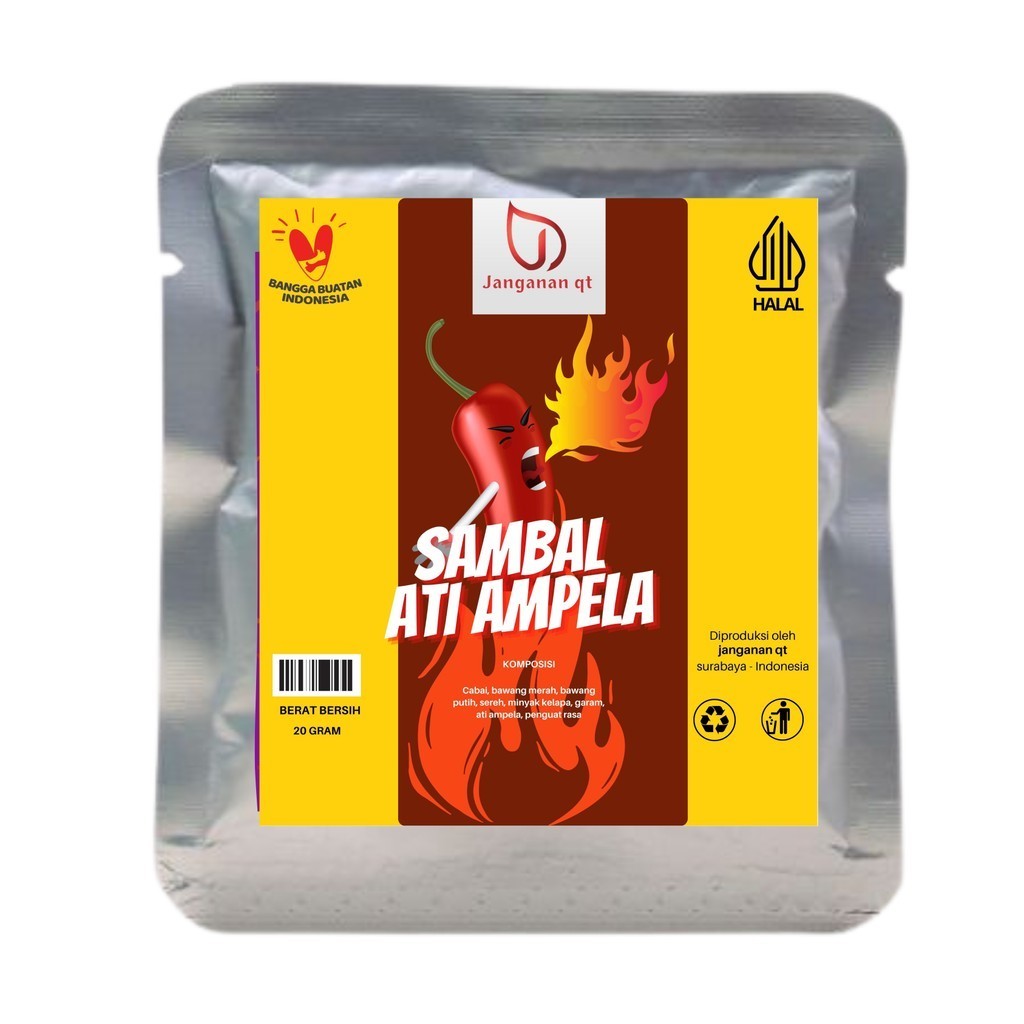 

Janganan qt - sambal sachet ati ampela