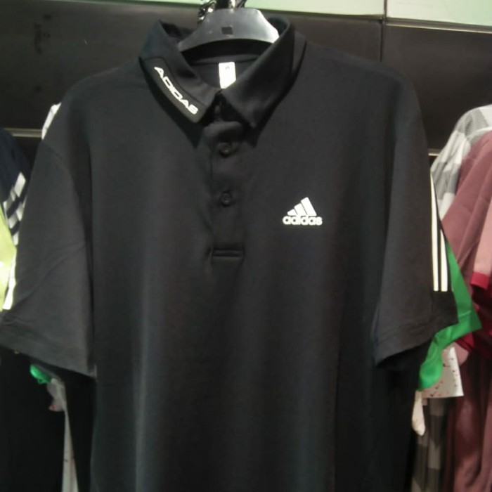 ✅Baru Baju Golf Pria Adidas Golf Men'S Aeroready 3-Stripes Polo Shirt Ori Diskon