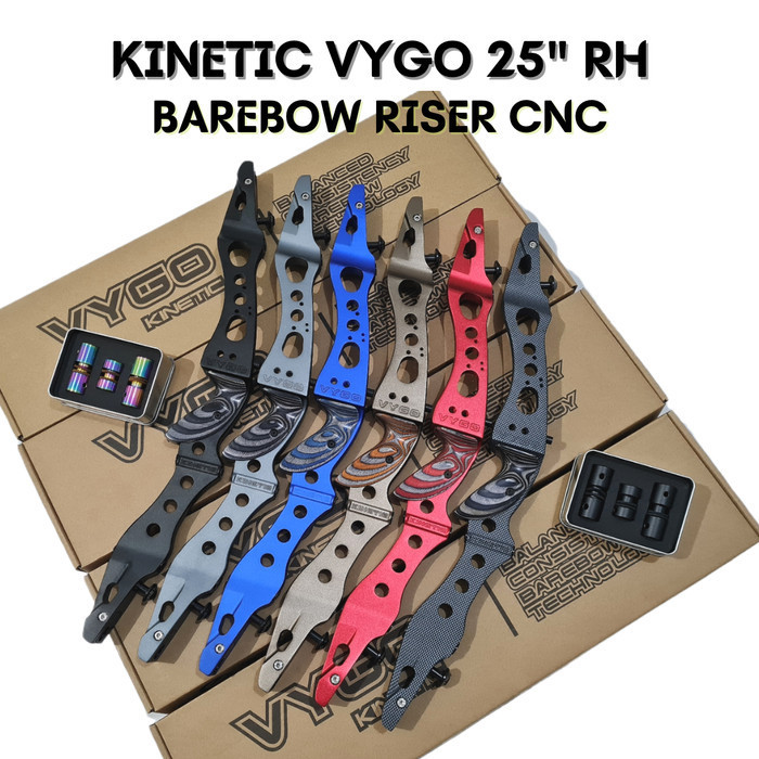 ✅Baru Kinetic Riser Cnc Vygo Ilf 25  Riser Barebow Berkualitas