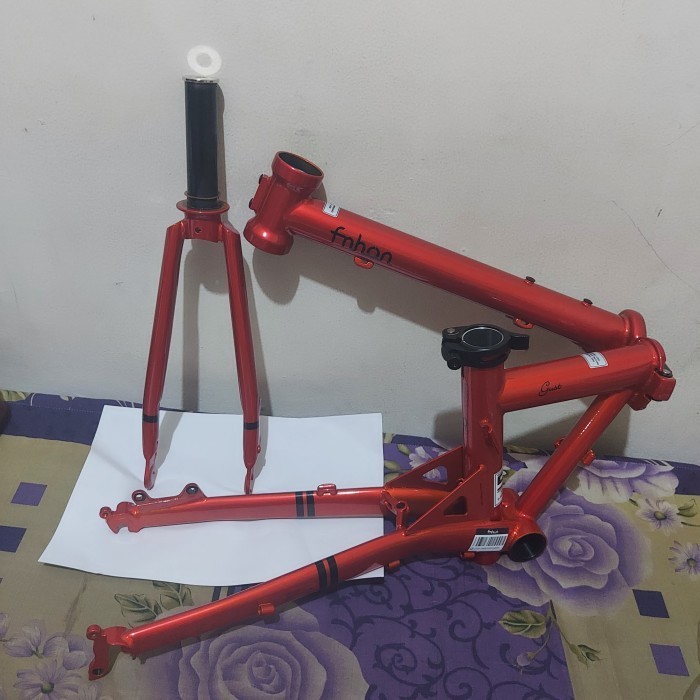 ✅New Frame Fork Fnhon Gust Orange 20Inch Limited