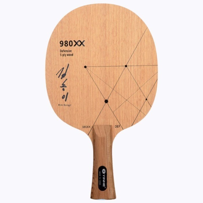 ✅Baru Kayu Bat Tenis Meja Pingpong Yinhe 980Xx Kim Song I Def 5-Ply Wood Fl Terbatas