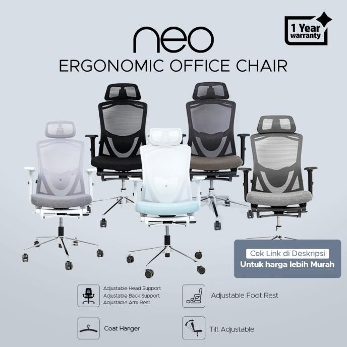 Noir NEO-C Ergonomic Office Chair