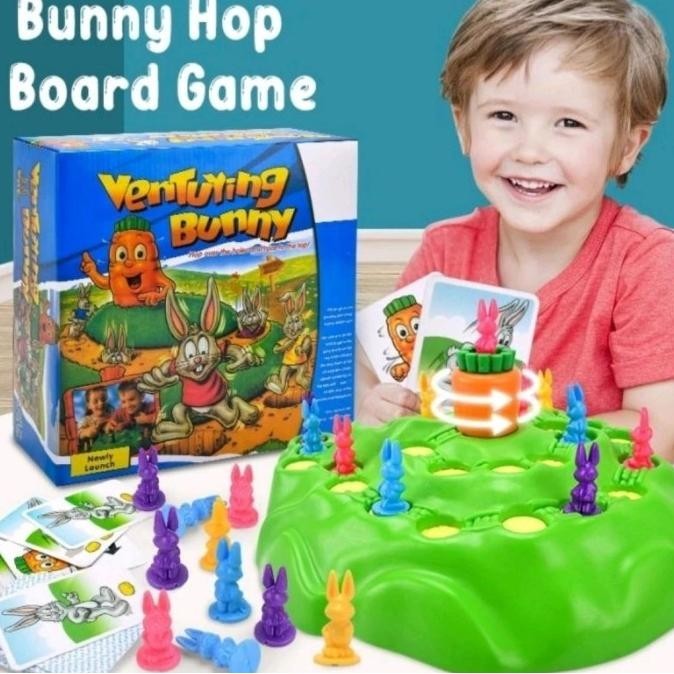 bunny hop funny family board game for kids Educational