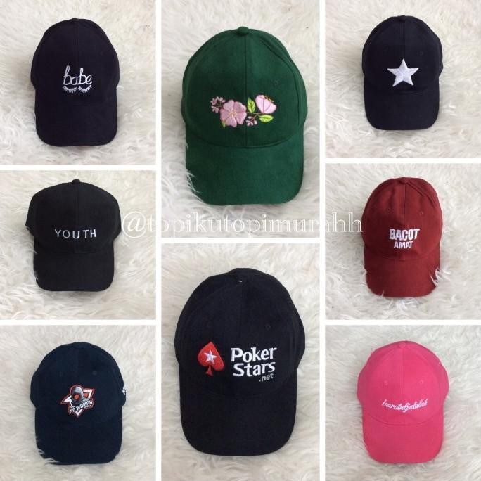Custom Topi Baseball Bordir
