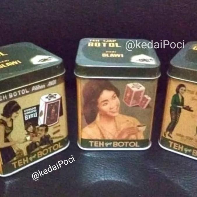 

Terjangkau Teh tjap Botol Vintage (kaleng) ..