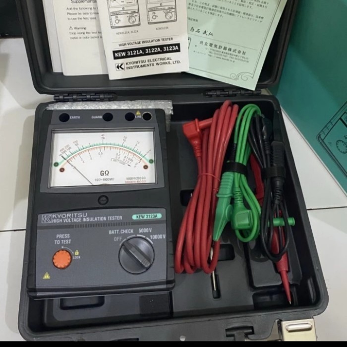 ✅Original Kyoritsu 3123A High Voltage Insulation Testers Limited