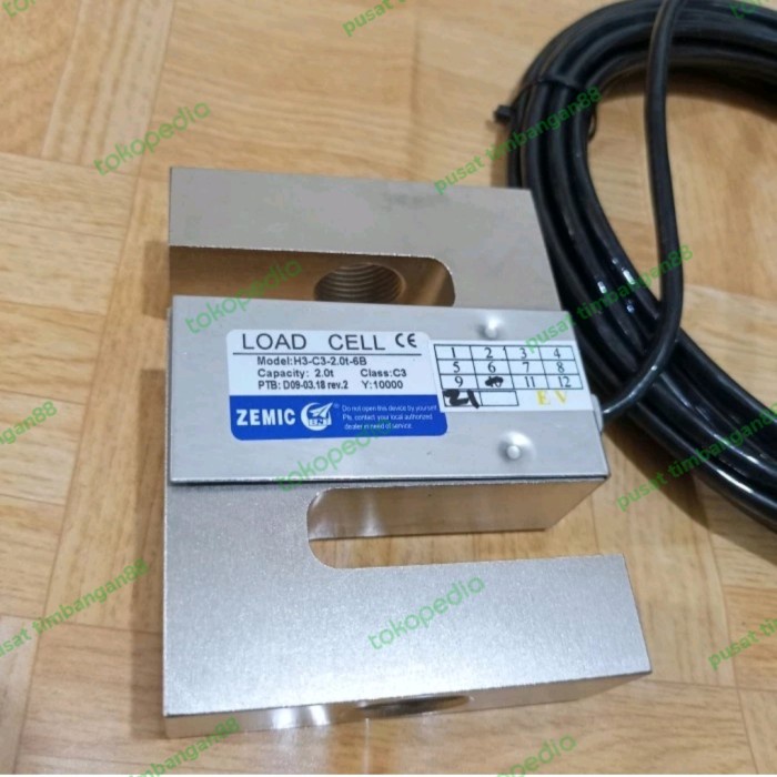 ✅Original Load Cell Zemic H3 2Ton / Load Cell S 2Ton / Load Cell Tension 2Ton Berkualitas