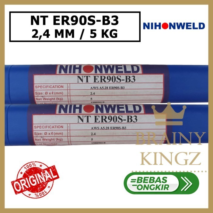 ✨New Ori Kawat Las Nihonweld Nt Er 90S-B3 Uk 2.4 Mm Diskon