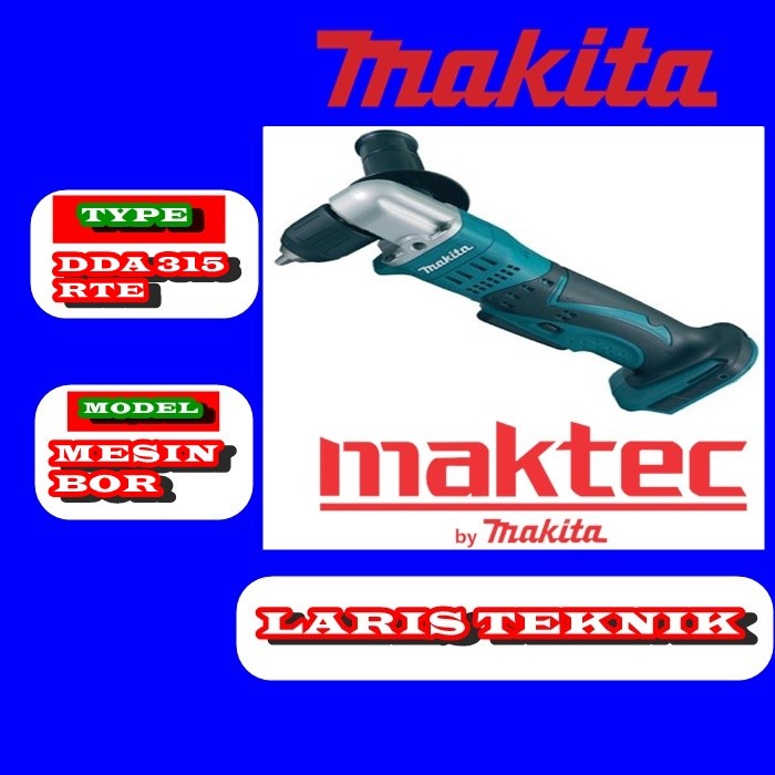 ✨New Mb - Makita Dda 351 Rte Dda351Rte Mesin Bor Sudut Portable. Diskon