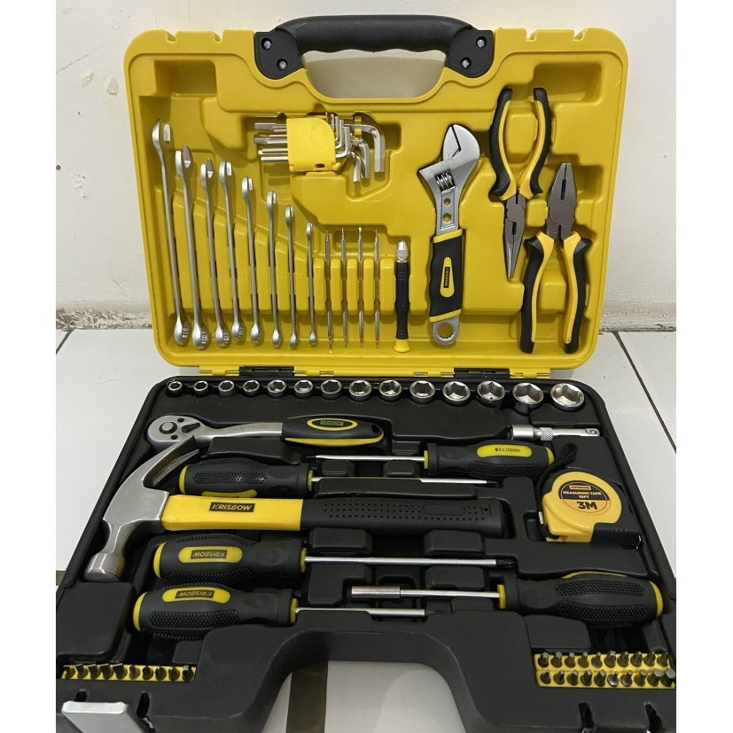 ✨Ori Mechanical Toolset Krisbow 78Pcs / Toolset Mekanik 78 Pcs Krisbow Limited