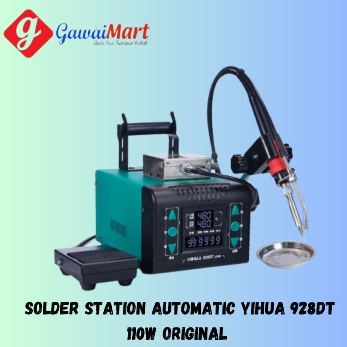 ✨New Ori Solder Station Automatic Yihua 928Dt 100Watt Original Soldering Iron Diskon