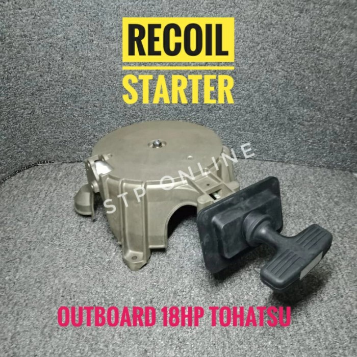 ✨New Ori Recoil Starter Assy Outboard 18Hp Tohatsu Berkualitas