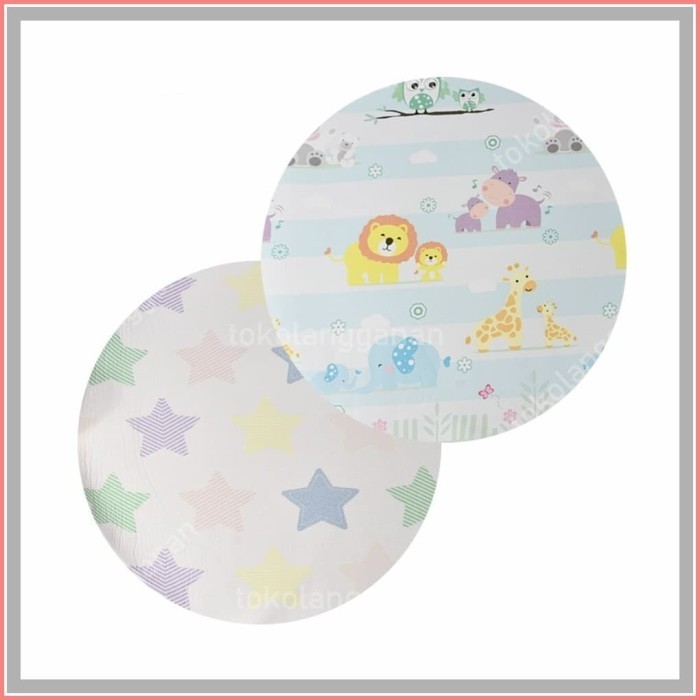 [Baru] Arthome Karpet Pvc Anak Bulat 140 Cm Terbatas