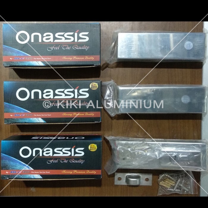 [Baru] 1 Set Patch Fitting Pintu Kaca Frameless - Merk : Onassis Terbaru